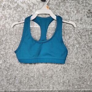 Capezio Teal Blue Dance Top Girls Small I22 4-5
